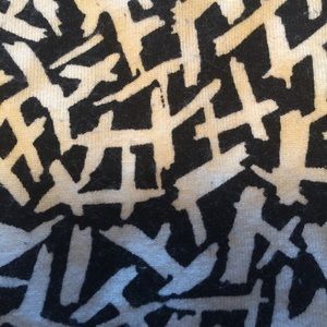 J Jill skirt black and white